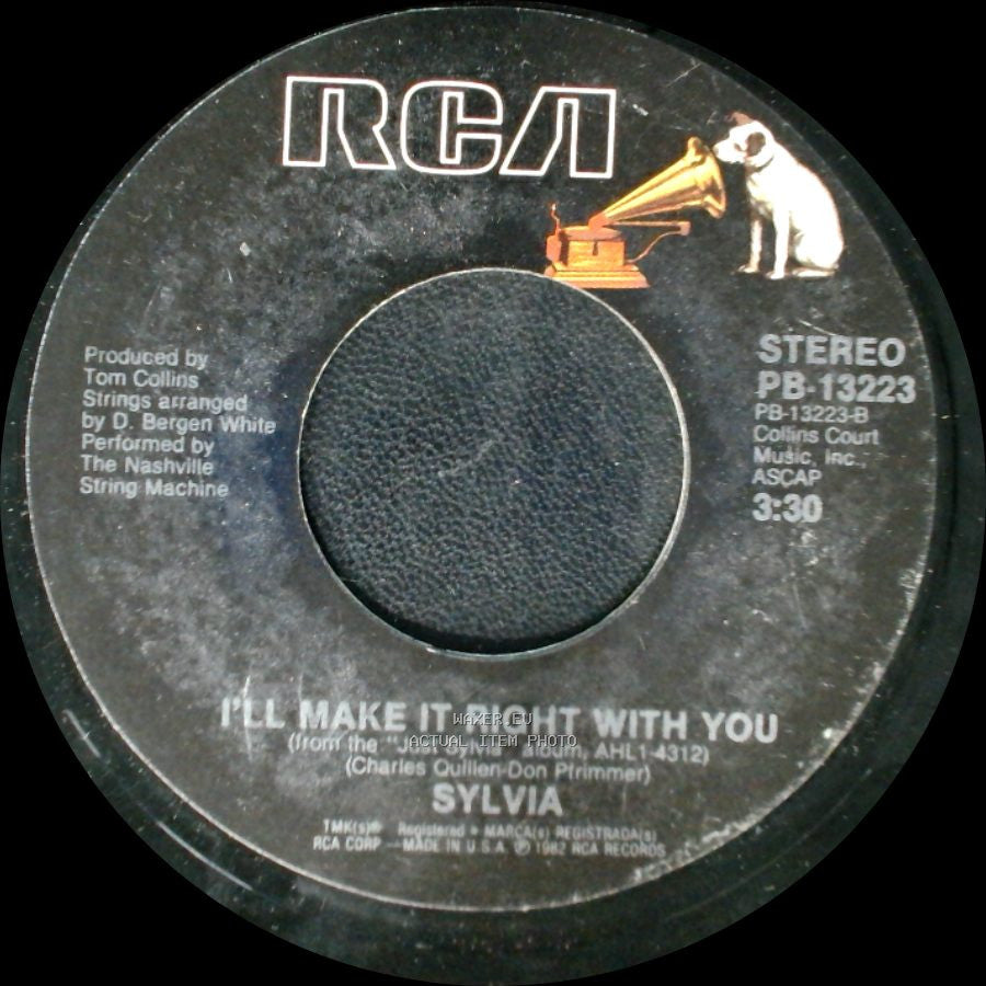 Sylvia - I'll Make It Right With You / Nobody side A