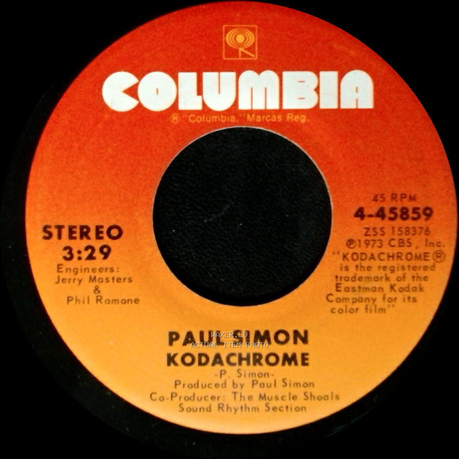 Paul Simon - Kodachrome / Tenderness side A