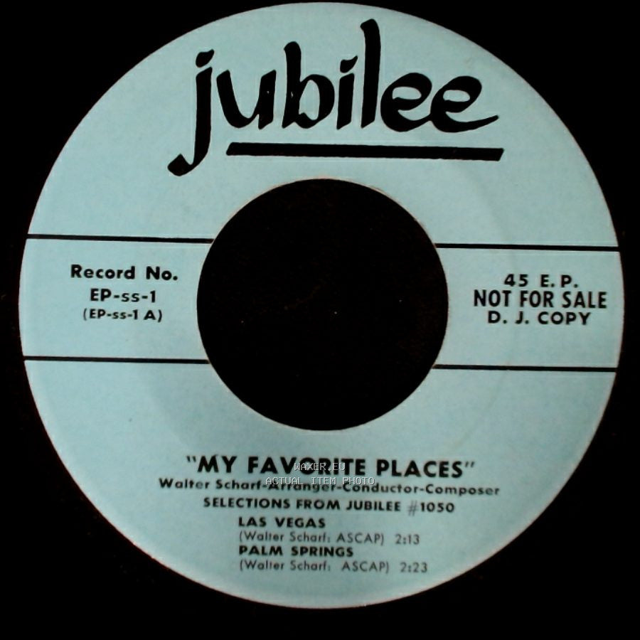 Unknown Artist - My Favorite Places / My Favorite Places side A
