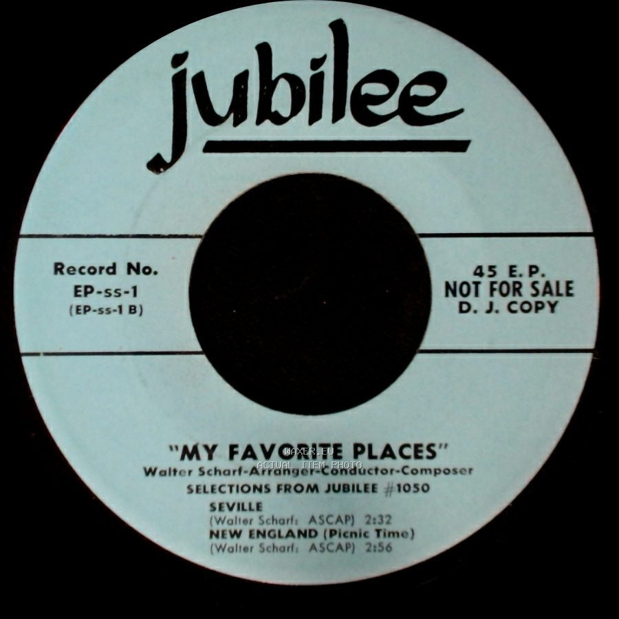 Unknown Artist - My Favorite Places / My Favorite Places side B