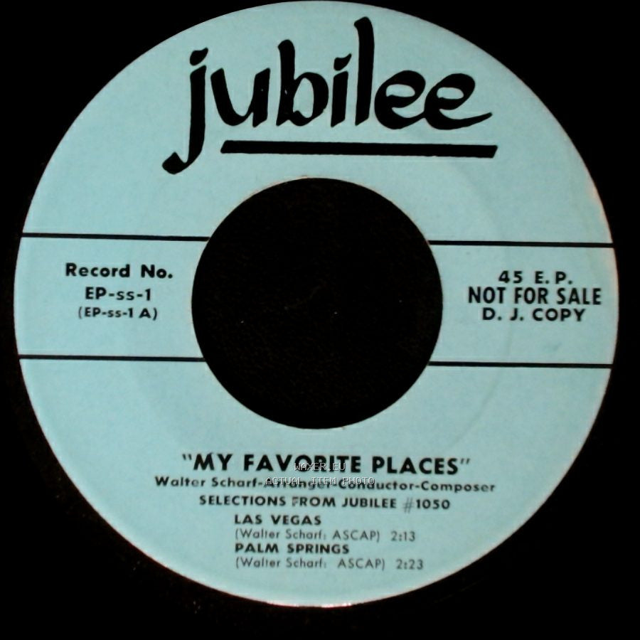 Unknown Artist - My Favorite Places / My Favorite Places side A