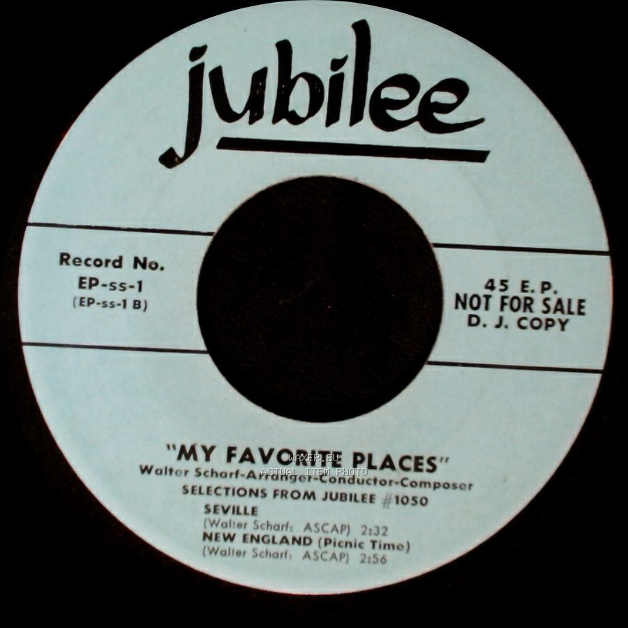 Unknown Artist - My Favorite Places / My Favorite Places side B