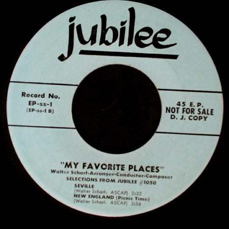 Unknown Artist - My Favorite Places / My Favorite Places side B