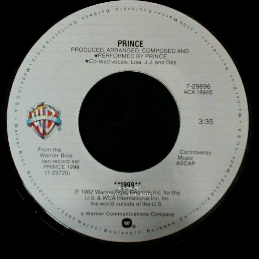 Prince - 1999 / How Come U Don't Call Me Anymore ? side A