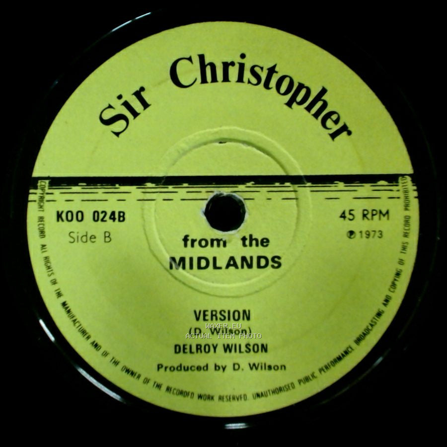 Delroy Wilson - Never Give Up / Version side B