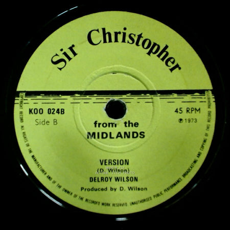 Delroy Wilson - Never Give Up / Version side B