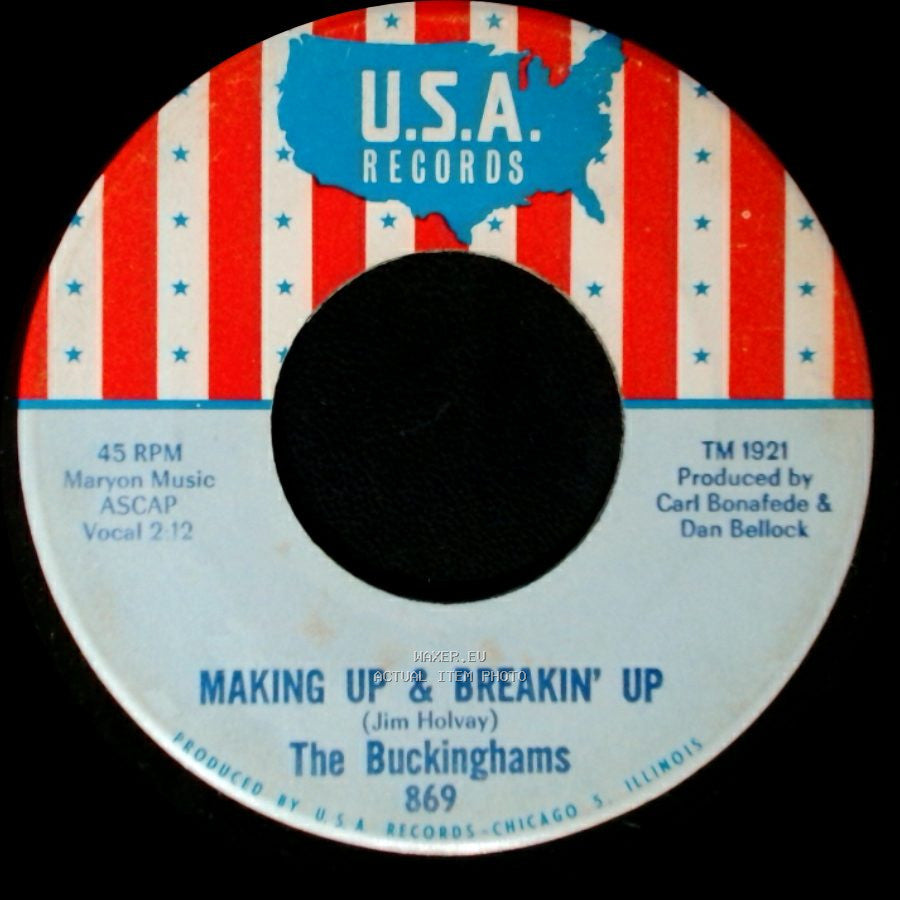 The Buckinghams - Lawdy Miss Clawdy / Making Up & Breakin' Up side B