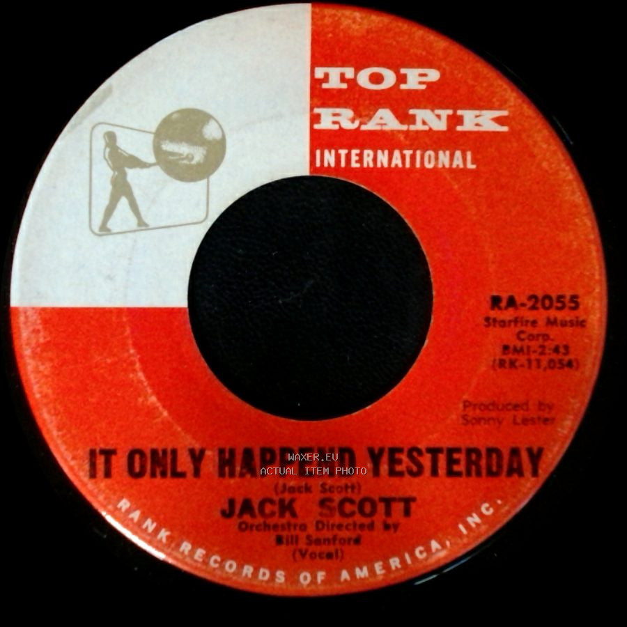 Jack Scott - It Only Happend Yesterday / Cool Water side A