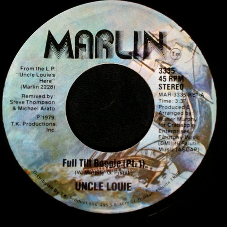 Uncle Louie - Full Tilt Boogie (Pt. 2) / Full Tilt Boogie (Pt. 1) side B