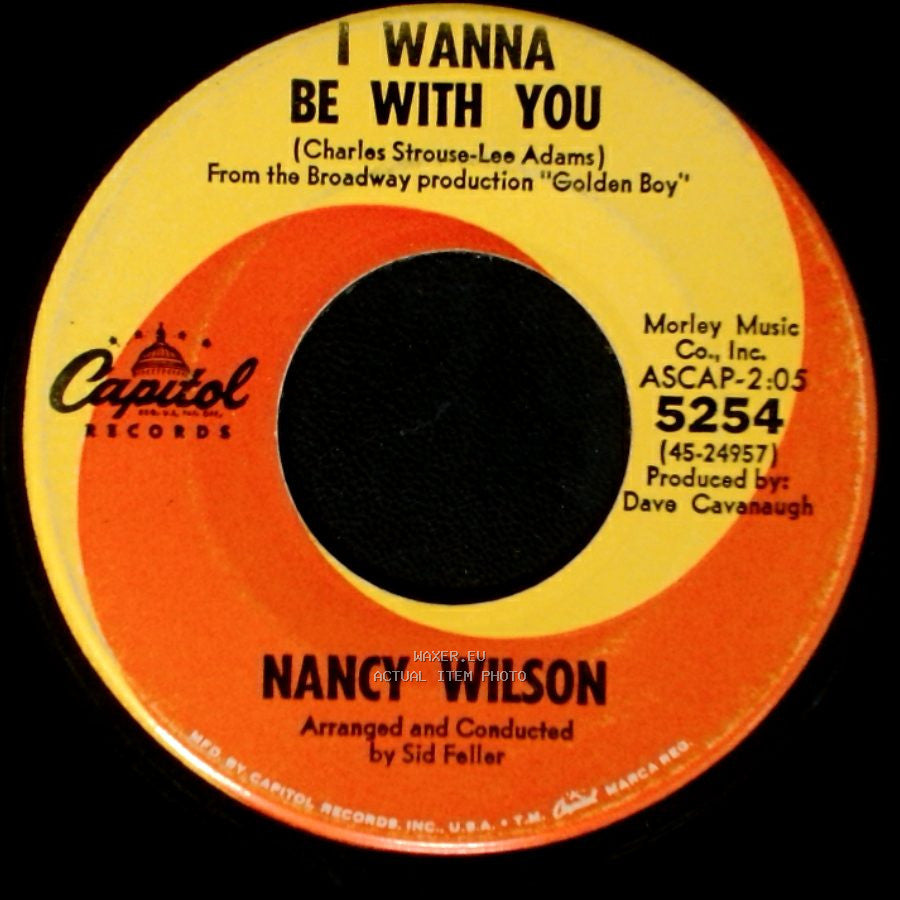 Nancy Wilson - It's Time For Me / I Wanna Be With You side B