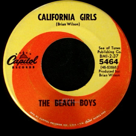The Beach Boys - Let Him Run Wild / California Girls side B