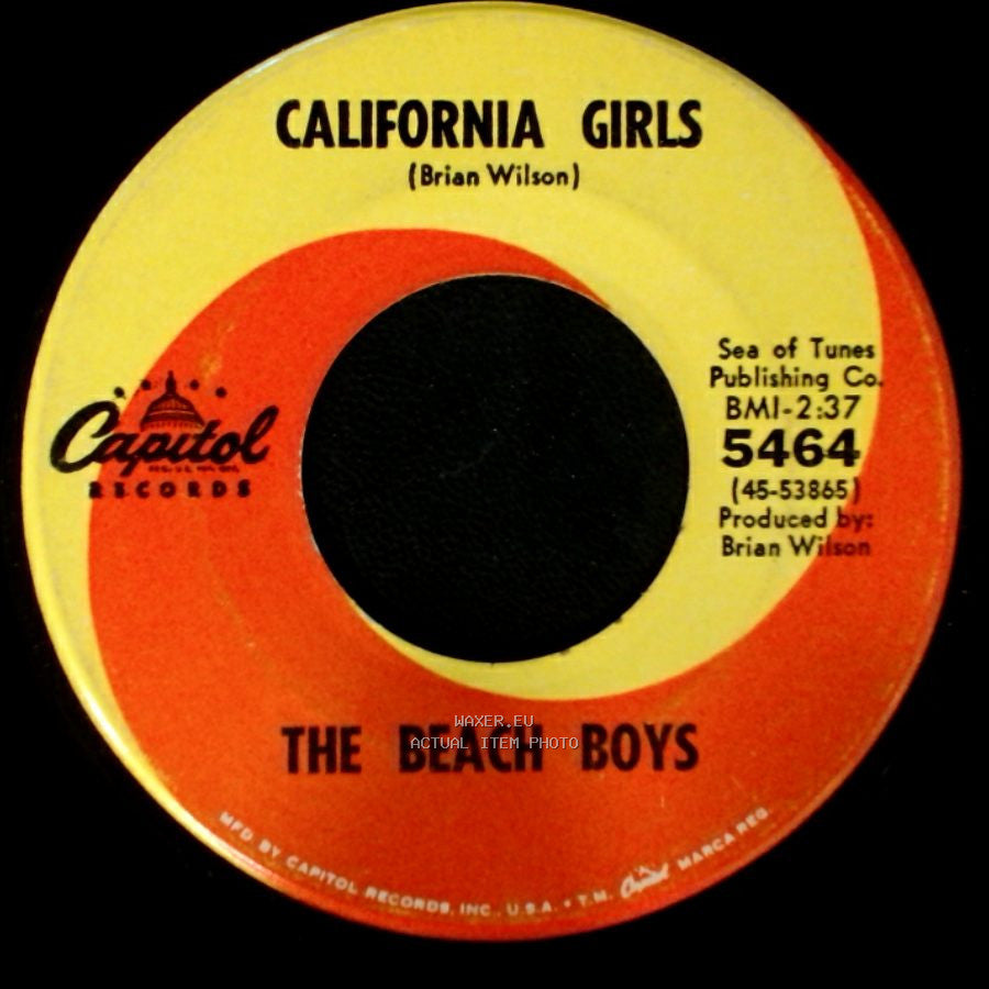 The Beach Boys - Let Him Run Wild / California Girls side B