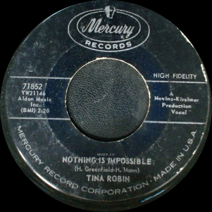Tina Robin - Nothing Is Impossible / Dear Mr. D. J. / Play It Again side A