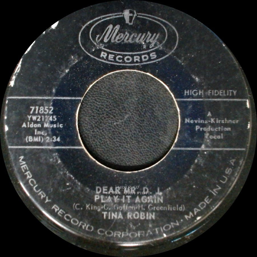 Tina Robin - Nothing Is Impossible / Dear Mr. D. J. / Play It Again side B