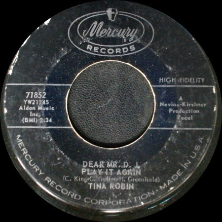 Tina Robin - Nothing Is Impossible / Dear Mr. D. J. / Play It Again side B