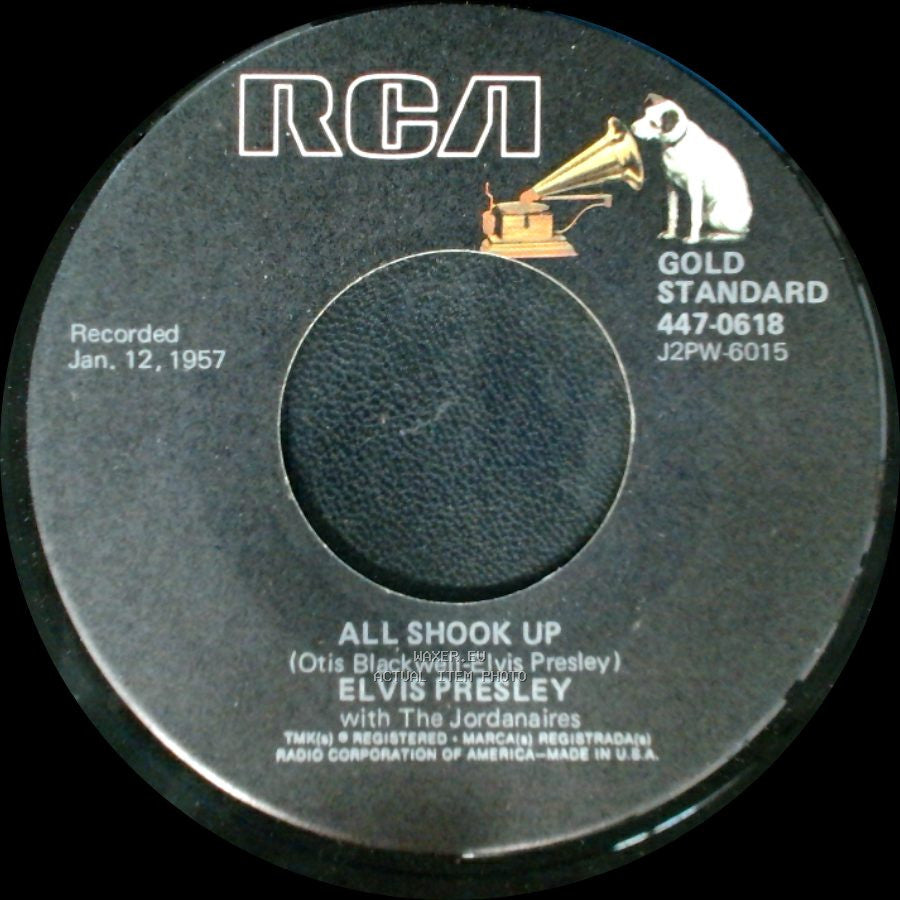 Elvis Presley - All Shook Up / That's When Your Heartaches Begin side A