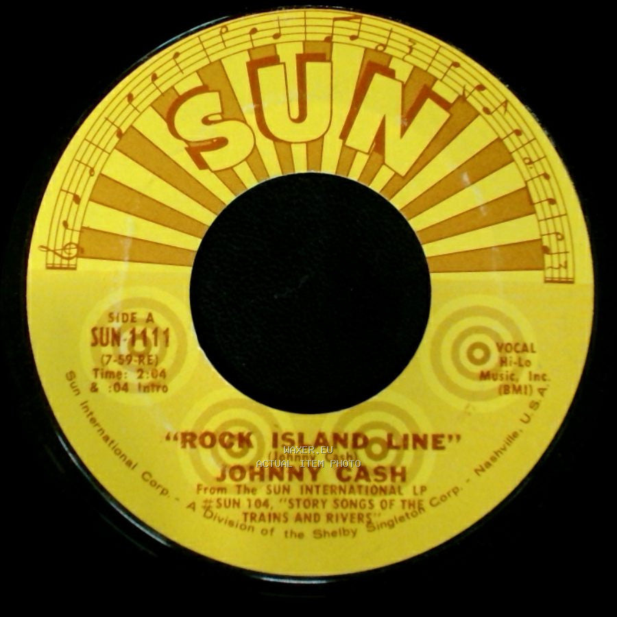 Johnny Cash - Rock Island Line / Next In Line side A