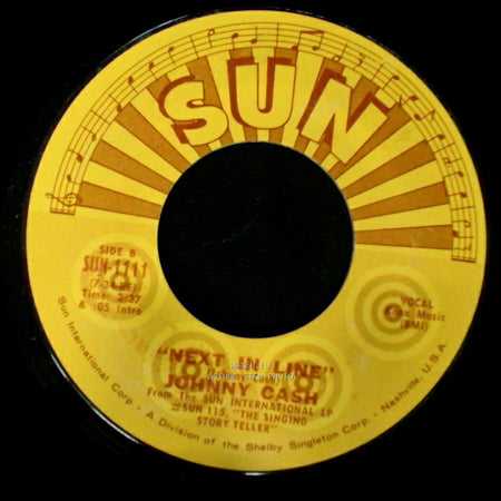 Johnny Cash - Rock Island Line / Next In Line side B