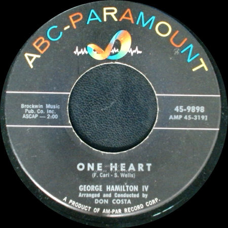 George Hamilton Iv - One Heart / Now And For Always side A