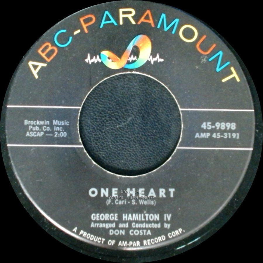 George Hamilton Iv - One Heart / Now And For Always side A
