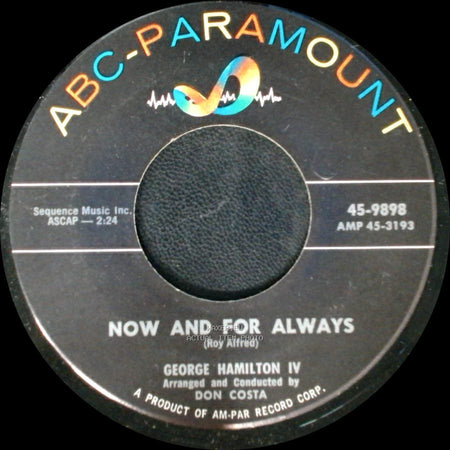 George Hamilton Iv - One Heart / Now And For Always side B