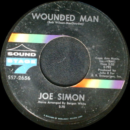 Joe Simon - Wounded Man / Farther On Down The Road side A