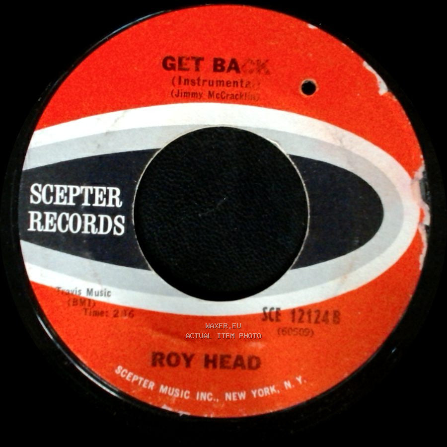 Roy Head - Get Back (Instrumental) / Get Back side A