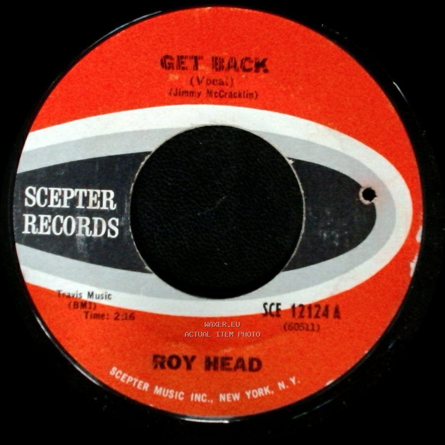Roy Head - Get Back (Instrumental) / Get Back side B