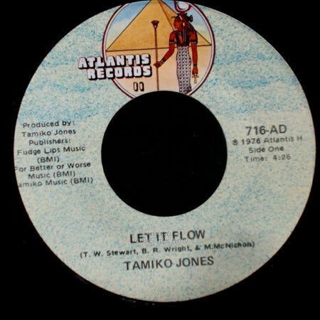 Tamiko Jones - Let It Flow / Cloudy side A