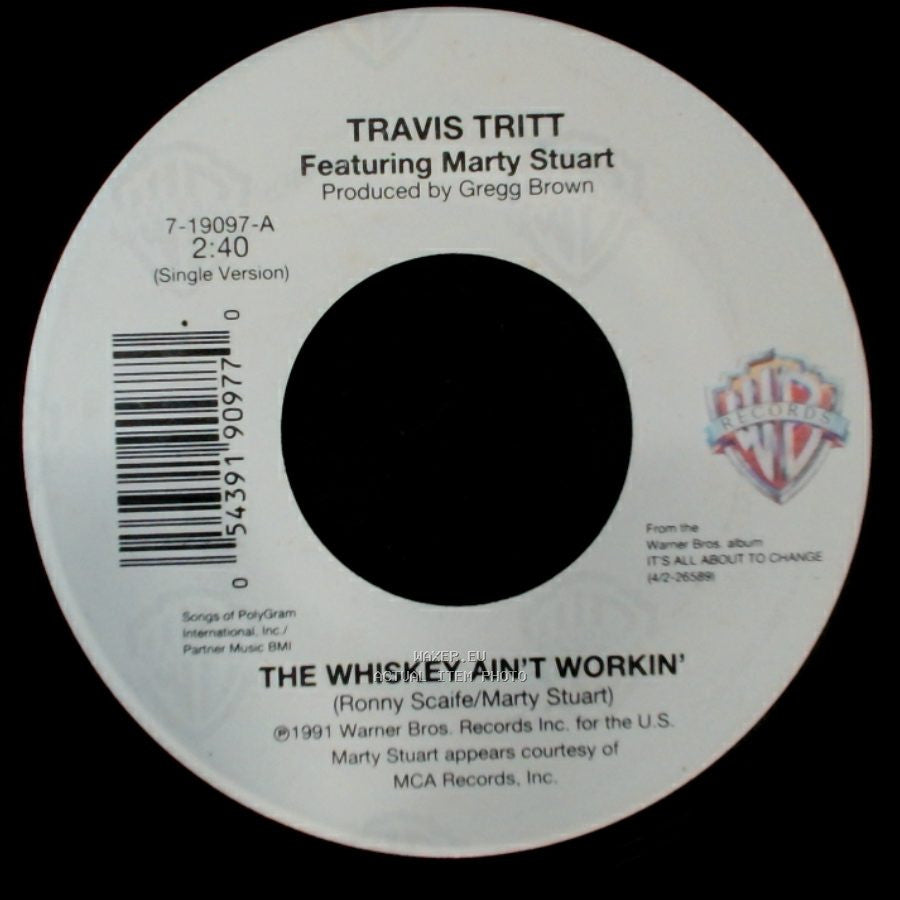 Travis Tritt Featuring Little Feat / Travis Tritt Featuring Marty Stuart - Bible Belt / The Whiskey Ain't Workin' side B