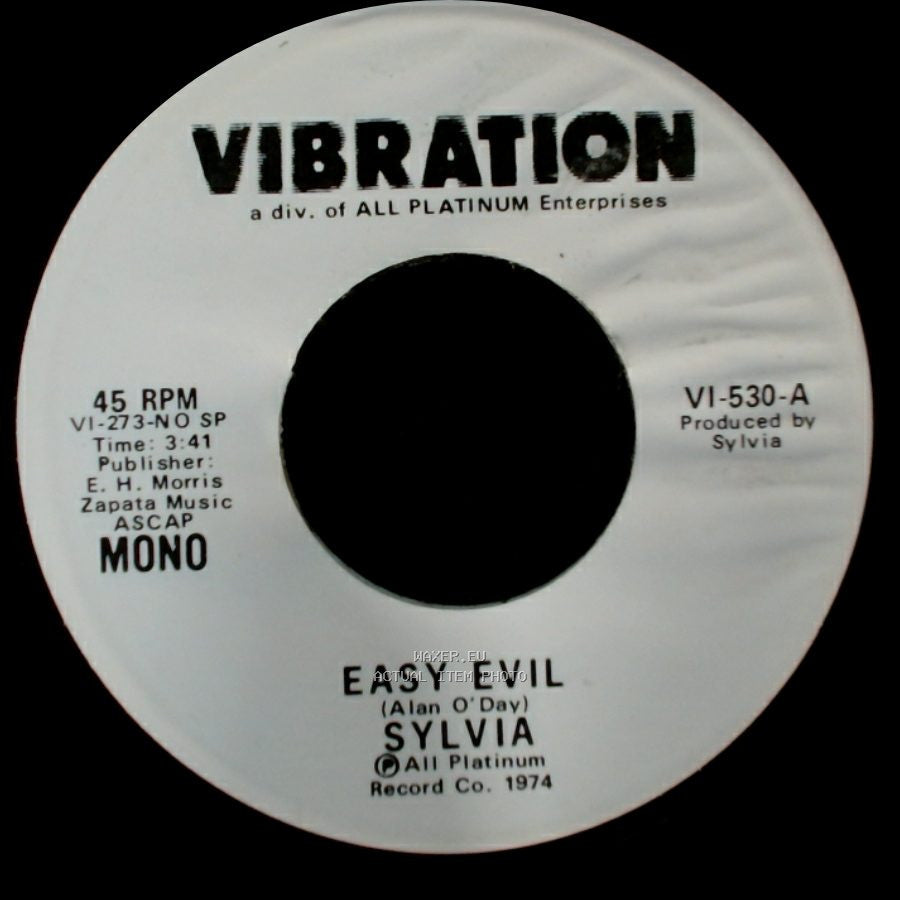Sylvia - Easy Evil / Easy Evil side B