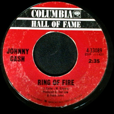 Johnny Cash - It Ain't Me, Babe / Ring Of Fire side B