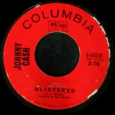 Johnny Cash - See Ruby Fall / Blistered side B