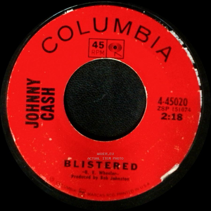 Johnny Cash - See Ruby Fall / Blistered side B
