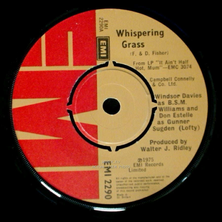 Don Estelle As Gunner Sugden (Lofty) - I Should Have Known / Whispering Grass side B