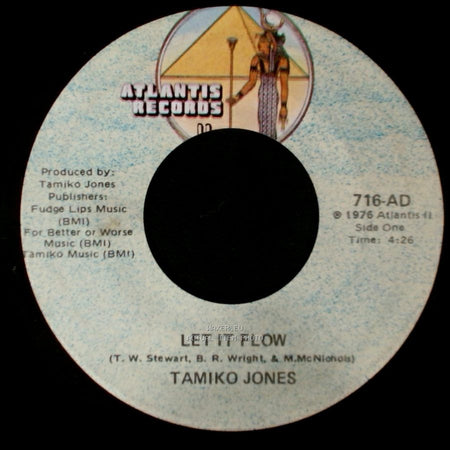 Tamiko Jones - Let It Flow / Cloudy side A