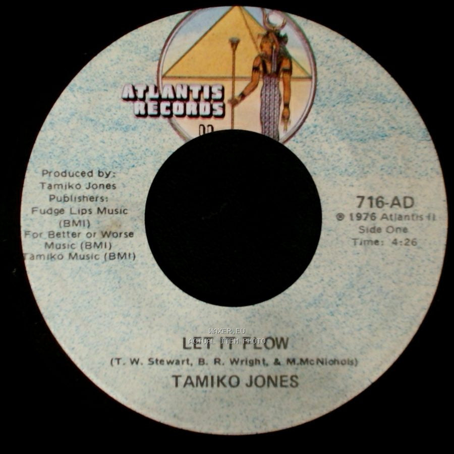 Tamiko Jones - Let It Flow / Cloudy side A