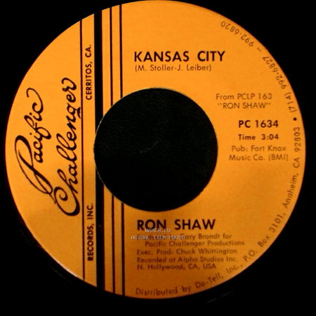 Ron Shaw - I Cry Instead / Kansas City side B