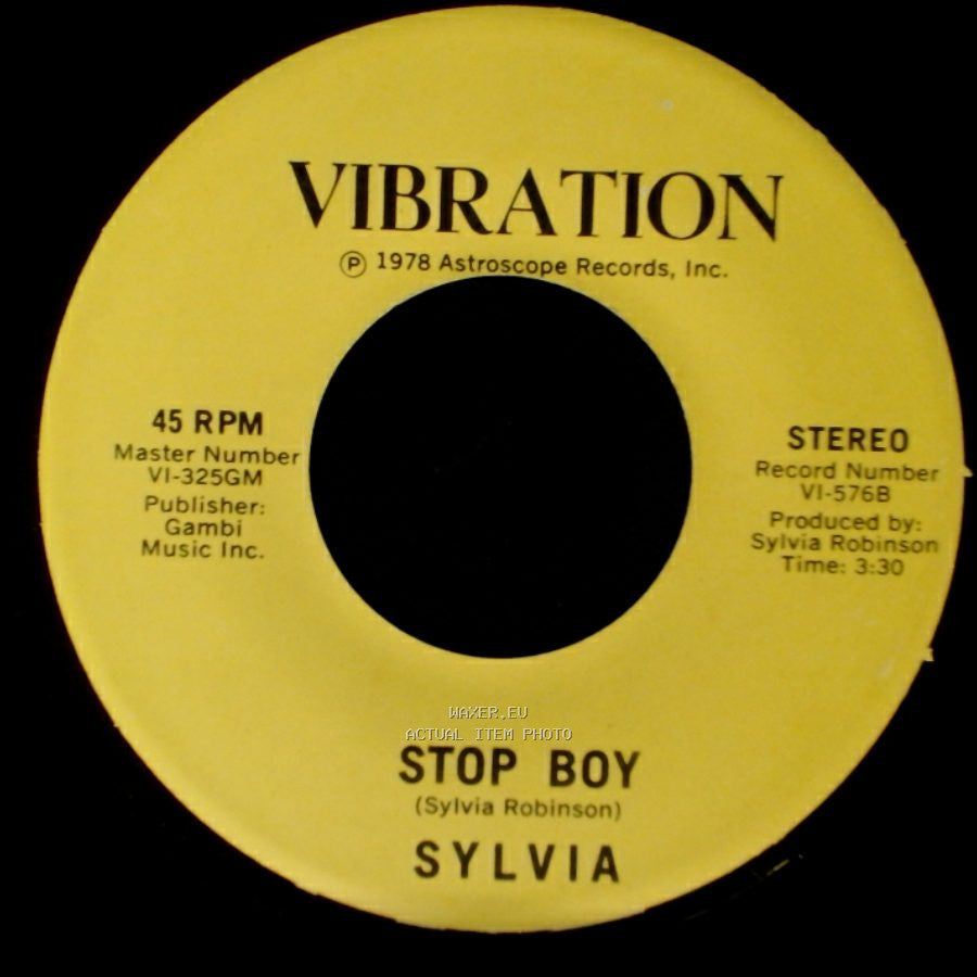 Sylvia - Stop Boy / Automatic Lover side A