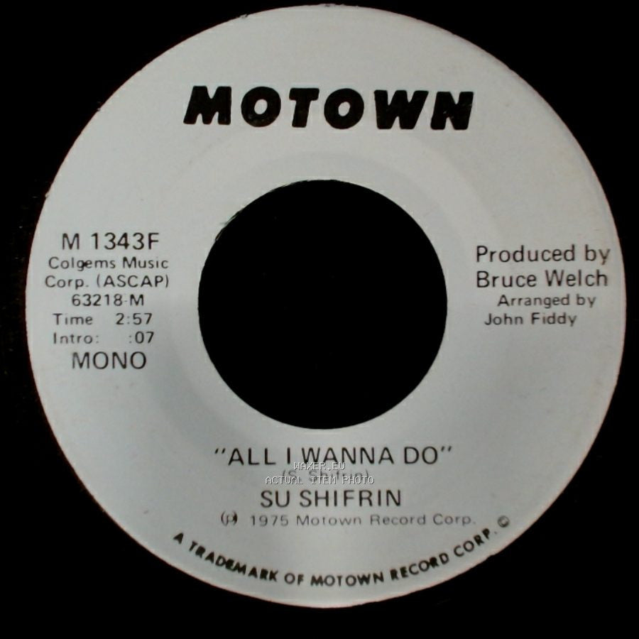 Su Shifrin - All I Wanna Do / All I Wanna Do side B