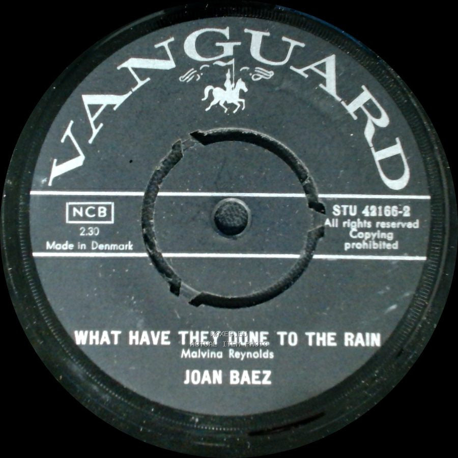 Joan Baez - What Have They Done To The Rain / We Shall Overcome side A