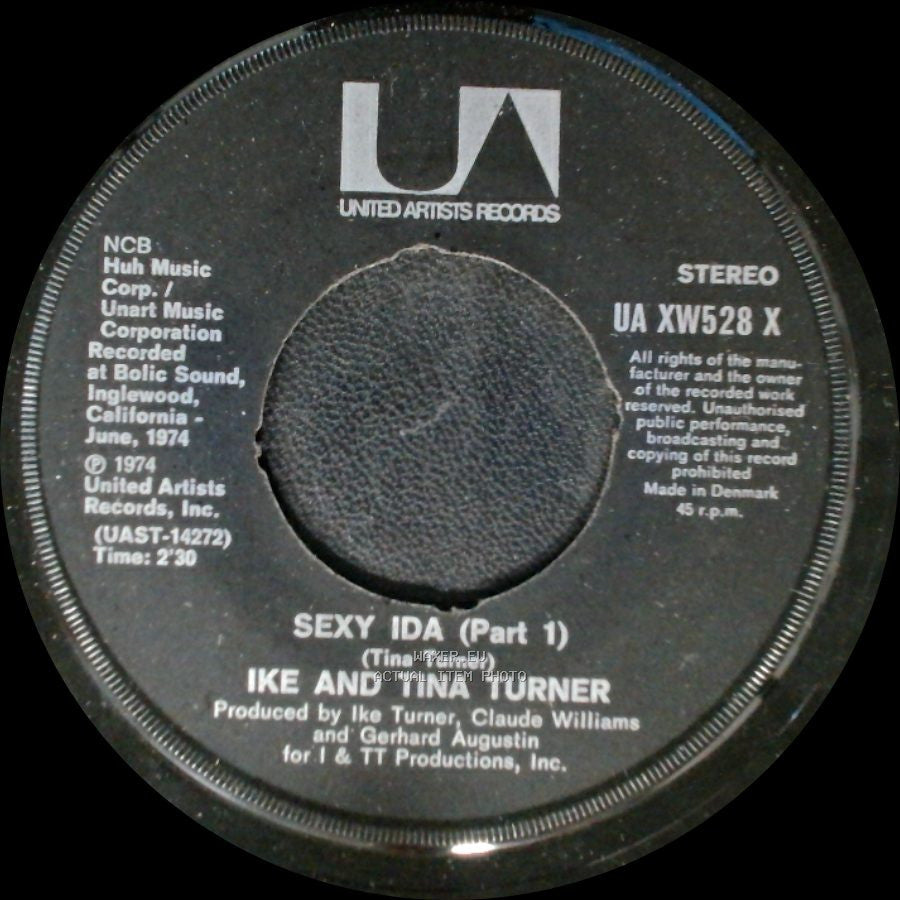Ike And Tina Turner - Sexy Ida (Part 2) / Sexy Ida (Part 1) side B