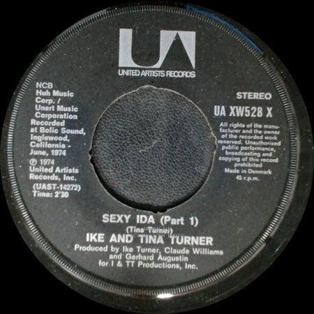 Ike And Tina Turner - Sexy Ida (Part 2) / Sexy Ida (Part 1) side B
