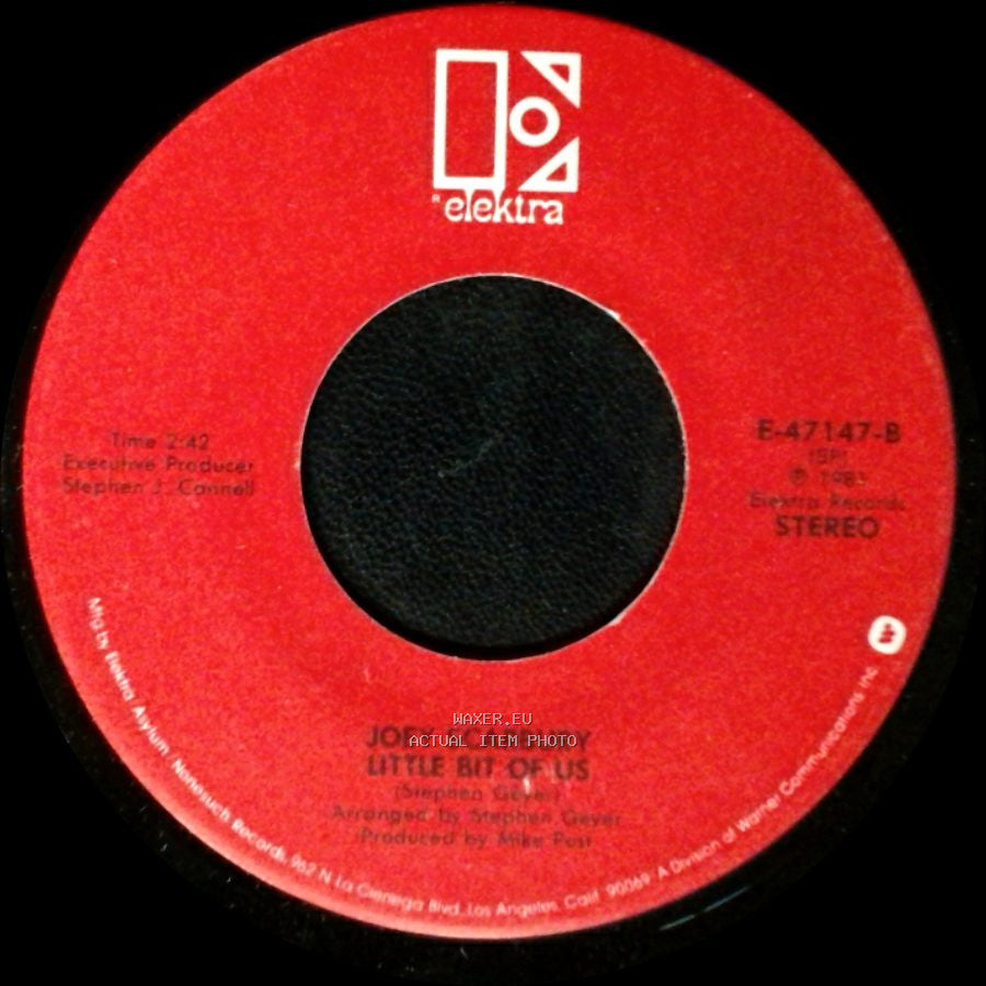 Joey Scarbury - Little Bit Of Us / Theme From "Greatest American Hero" (Believe It Or Not) side A