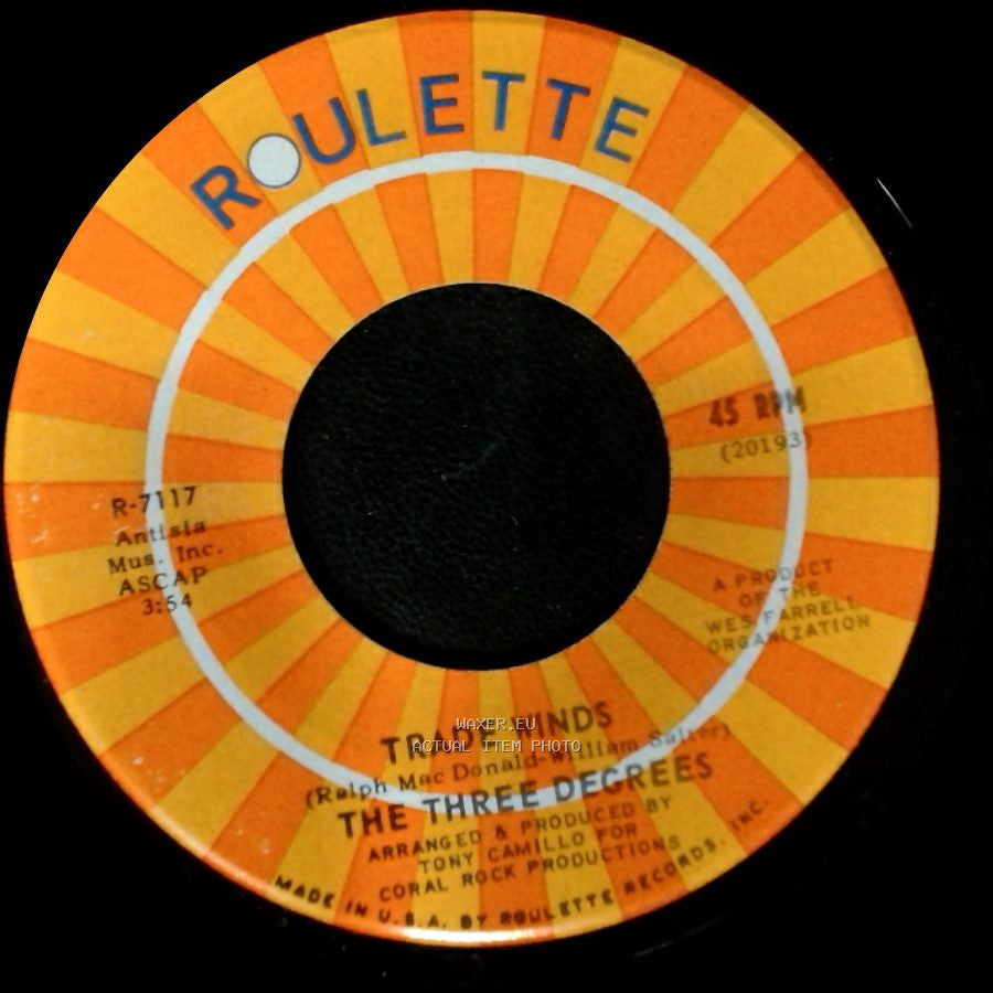 The Three Degrees - I Turn To You / Trade Winds side B