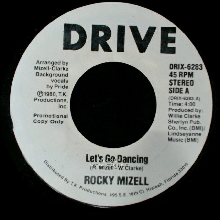 Rocky Mizell - Let's Go Dancing / Let's Go Dancing side A