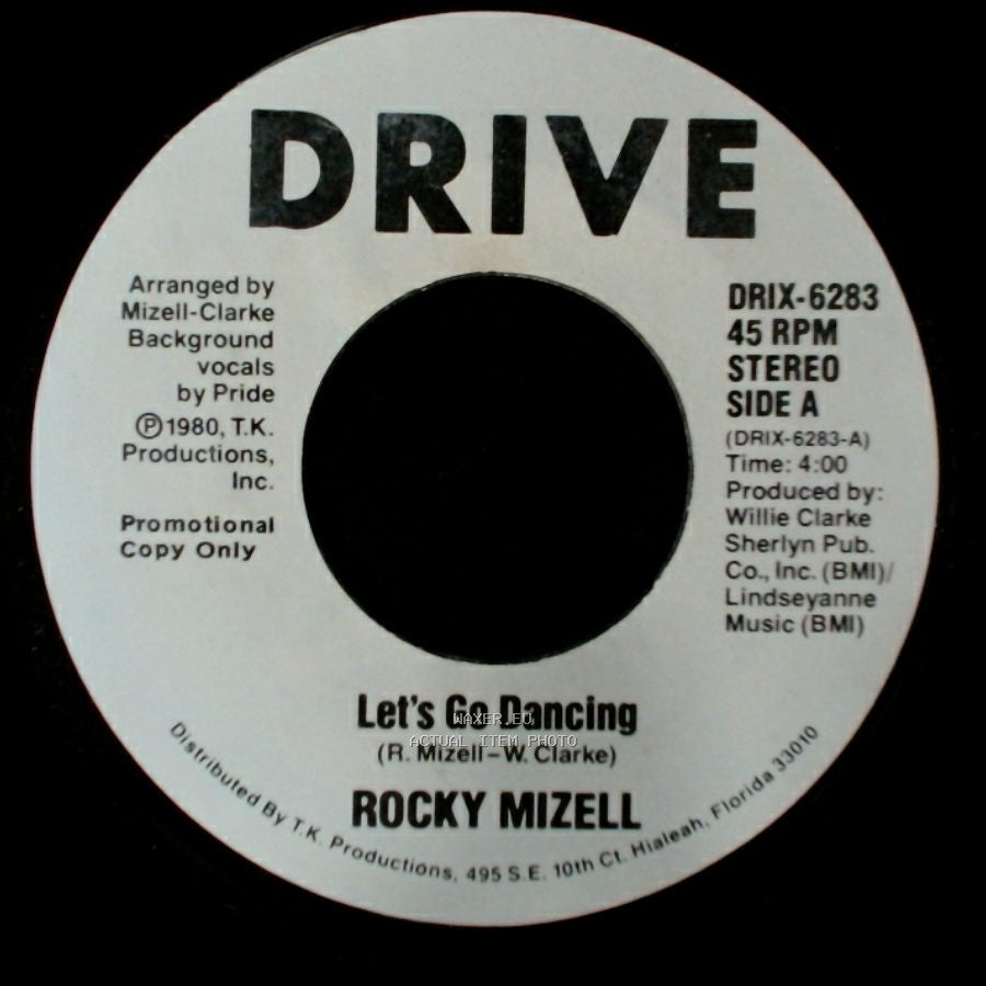 Rocky Mizell - Let's Go Dancing / Let's Go Dancing side B