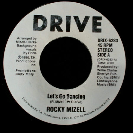 Rocky Mizell - Let's Go Dancing / Let's Go Dancing side B