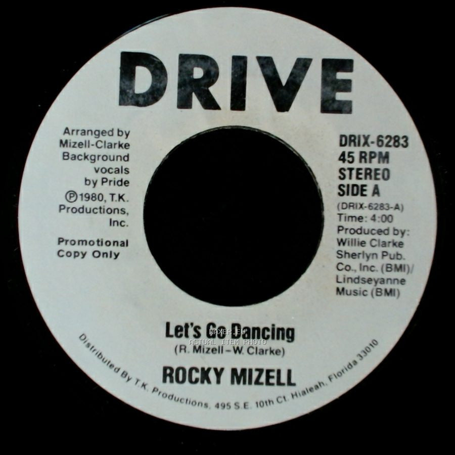 Rocky Mizell - Let's Go Dancing / Let's Go Dancing side B