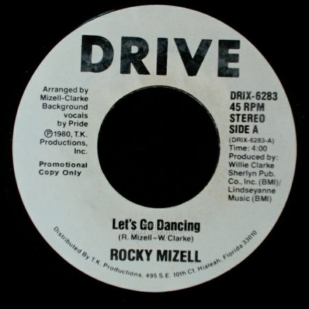 Rocky Mizell - Let's Go Dancing / Let's Go Dancing side B